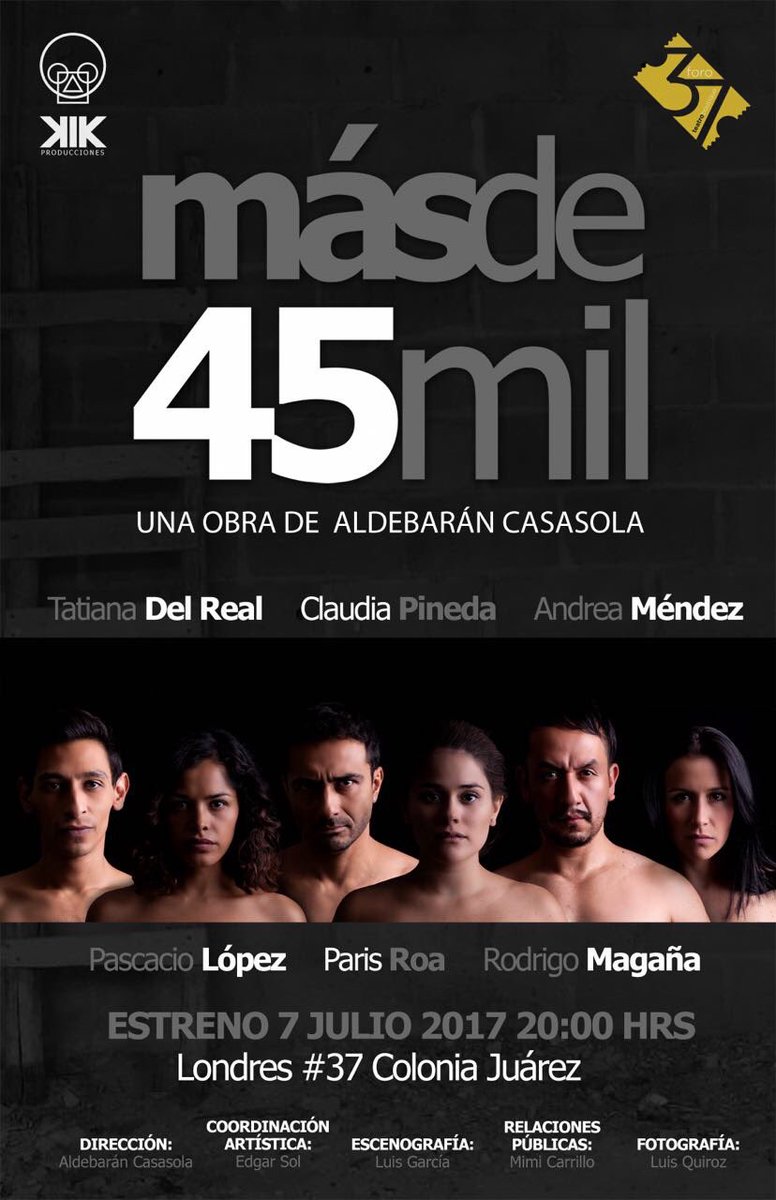 juancarlosCefae's tweet photo. Todo el éxito a nuestro profesor de @CEFAE_COACALCO @aldebaranct  con su obra @masde45mil estoy seguro que será un gran proyecto 🎭👌🏻 https://t.co/lEZEeVnyru