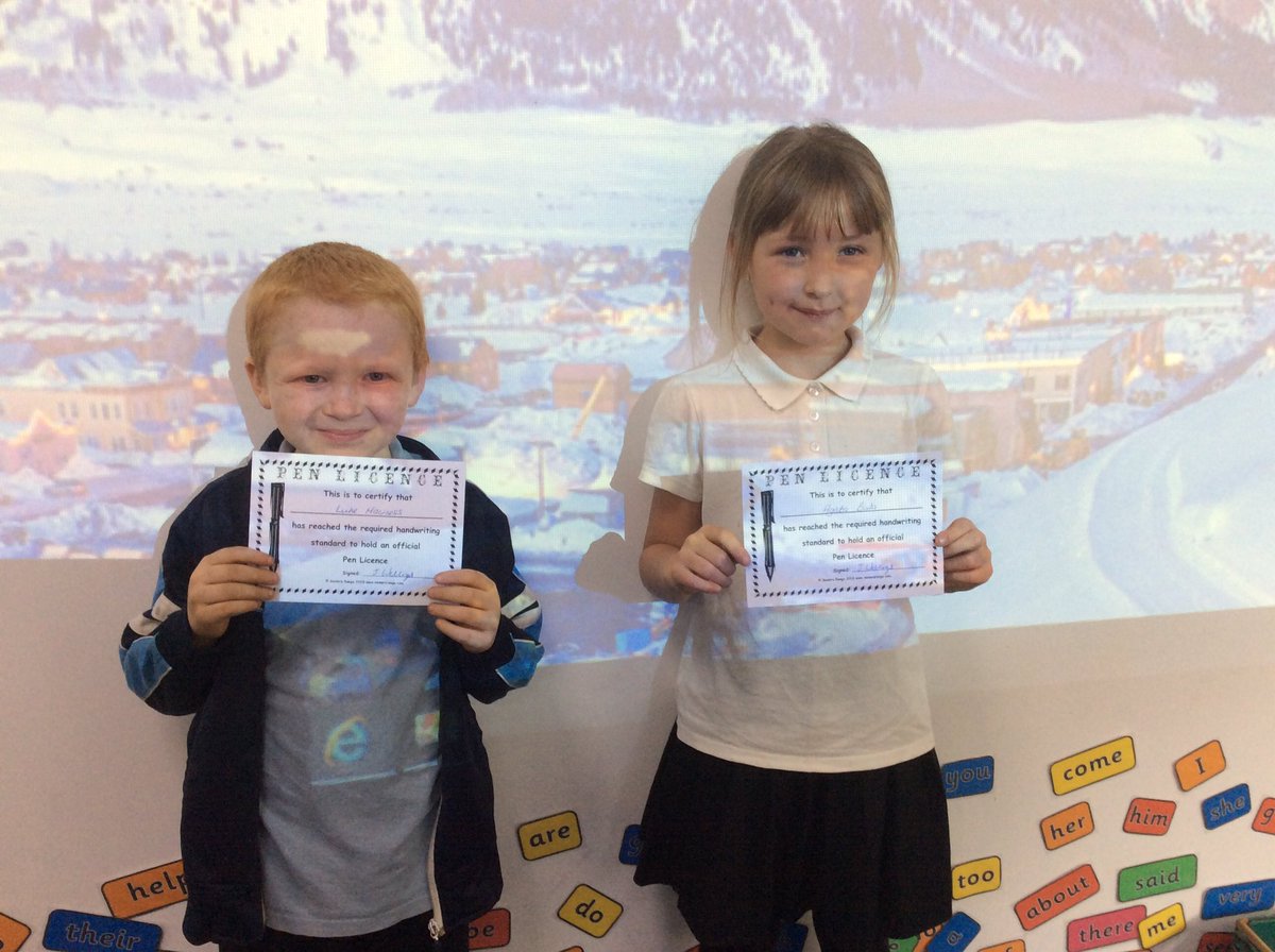 Y3WCPSJW's tweet photo. Well done for earning your handwriting pen certificates.#wcpsedu https://t.co/R96GHbJqMw