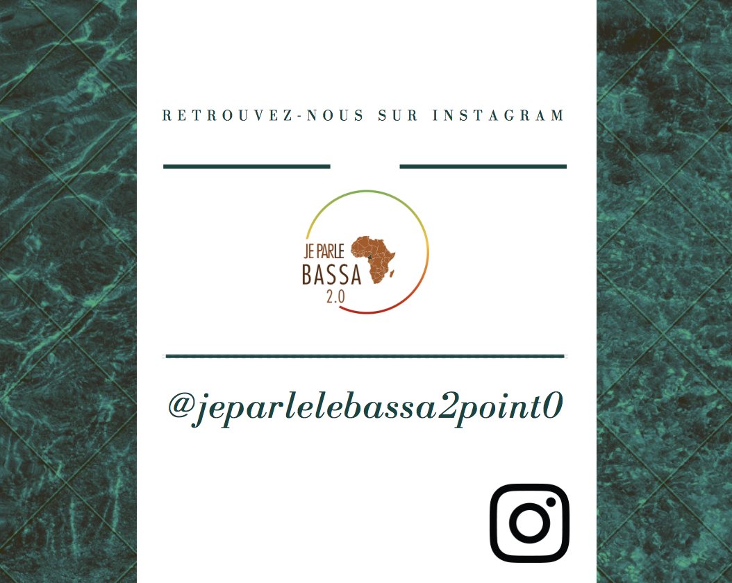 Bassa2point0's tweet photo. Nous sommes désormais sur Instagram 😀🤓suivez-nous => https://t.co/Ss4nUxgBm2 #bassa #elearning #africanlangue https://t.co/oomUKVg5Po