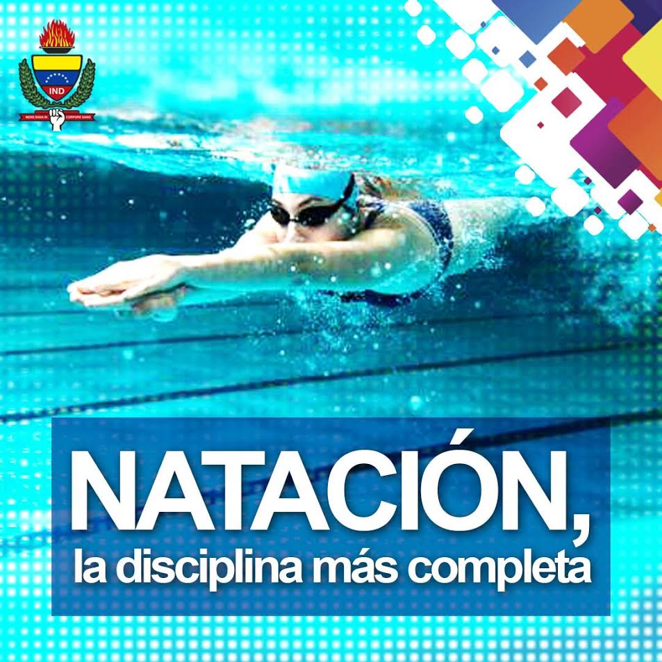 INDeporteVE's tweet photo. #DeporteContigo Nadando quemas mayor número de calorías. En el agua tus músculos trabajan de cinco a seis veces más que en tierra firme. https://t.co/9yKuFtbhhs