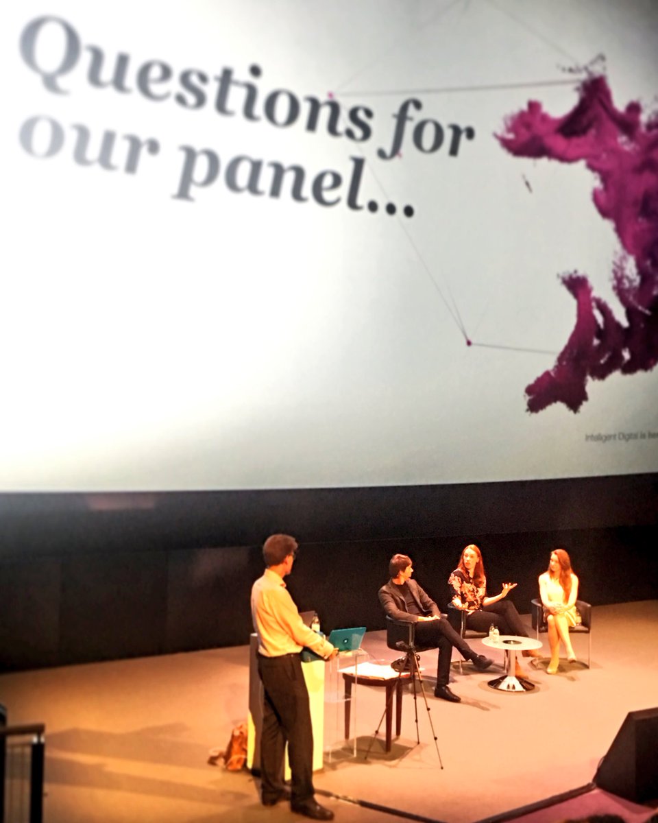apltownsend's tweet photo. Great panel @ProfBrianCox, @FryRsquared &amp; @AmeliaKallman. Best questions asked by children - most open minds ⚛️🌌
#space #livesindata @PwC_UK https://t.co/M0XBi8F7Il