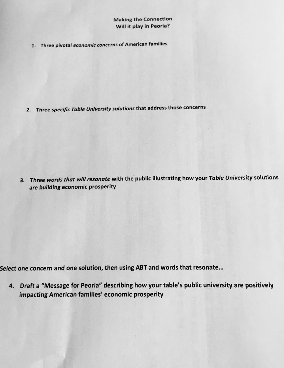 vgcueto's tweet image. Will it play in Peoria? Finding ways to make public universities relevant to American families #CICEP10years #ecodevelopment