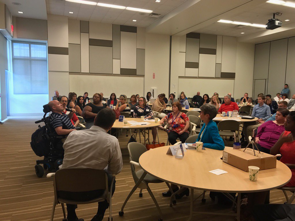 #whathappenstomorrow. Michael Denlinger speaks on life-saving Medicaid-funded services. Basic rights.