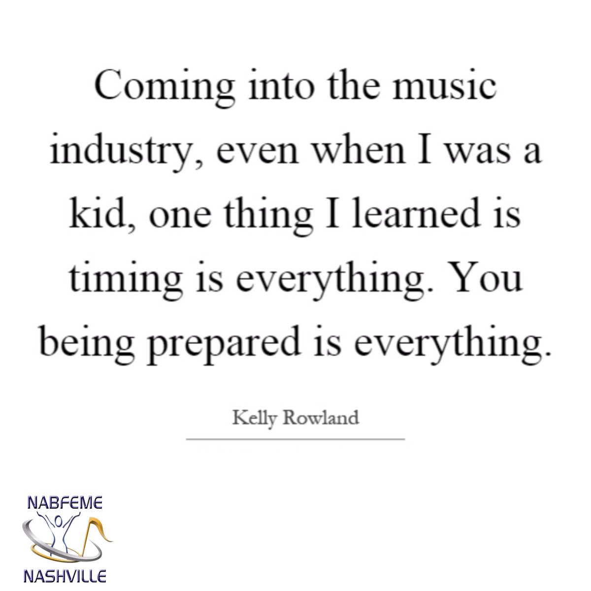 #beprepared #blackmusicmonth #wordfortoday #nabfemenashville #nabfemelife #nabfeme #nabfemeglobal