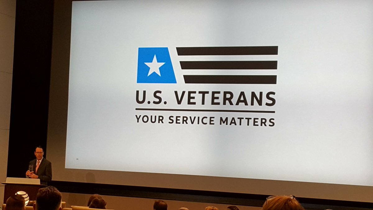 Our CEO receiving an award from American Corporate Partners for AT&amp;T's efforts in recruiting Military Vets: 12000+ since 2013.  #lifeatatt