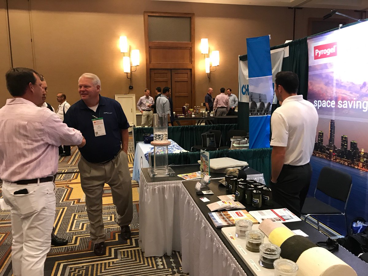 AspenAerogels's tweet image. #IDEA2017 Steam operators tell us they are tired of insulation failures &amp;amp; fighting the same fights with poor insulation #PyrogelAdvantage