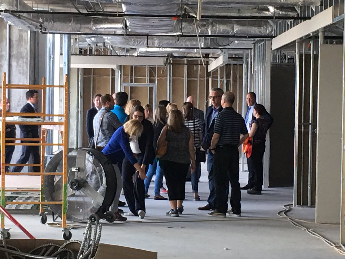 Lynda1Taylor's tweet photo. Countdown to our move to the NOVA Centre. #BMO team tour of the work underway and our new views. #ProudtoWorkatBMO. https://t.co/2ktncGHxYx