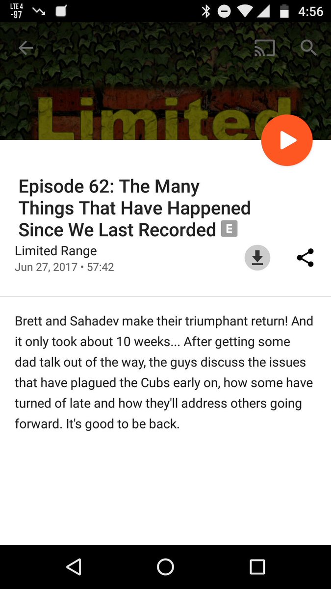 newboyx's tweet photo. I assume that @BleacherNation and @sahadevsharma made a pact that there would be no podcast until Schwarbs got some AAA time. #LimitedRange https://t.co/4tHi4ZMdk8