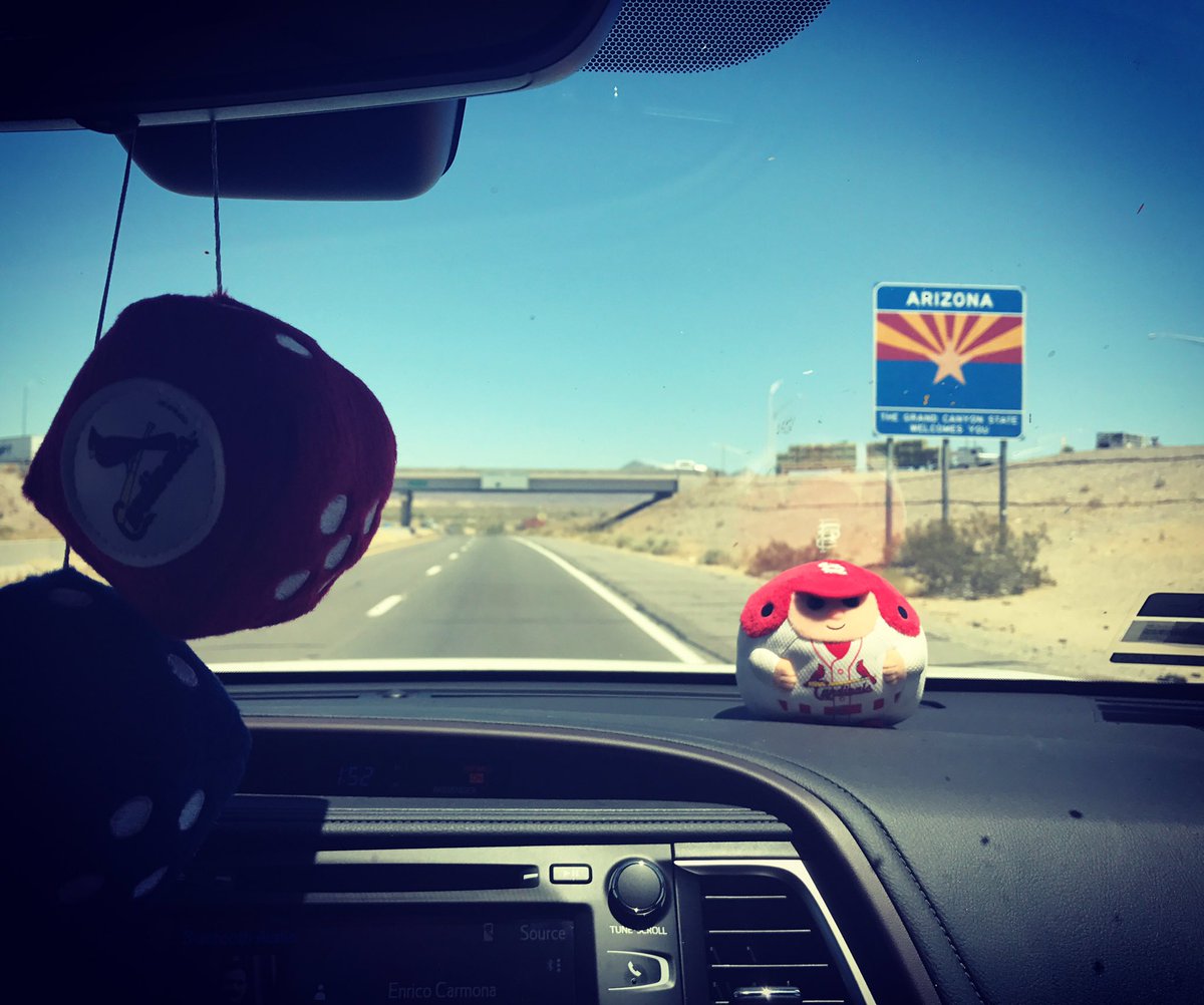 What's that??? My boys are playing 1 state over?! ⚾️❤️⚾️On my way! <a href="/Cardinals/">St. Louis Cardinals</a> #GoCards #STLCards #Cardinals #HolycrapItsHotHere #112Degrees