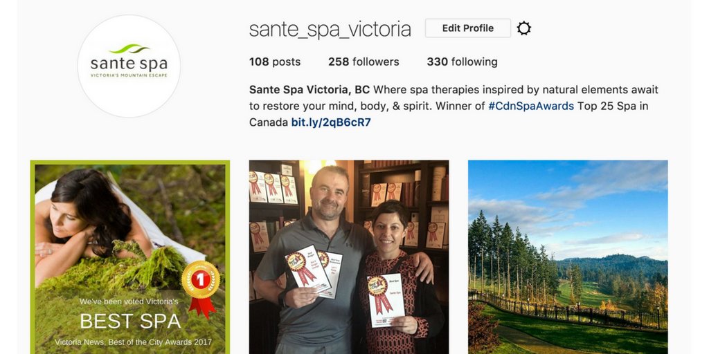 SanteVictoria's tweet photo. Have you followed us on Instagram yet? We have some Instagram spa giveaway contests coming soon ;) https://t.co/x4NSrMUssS #yyj #yyjspa https://t.co/SC9dJzqFrj