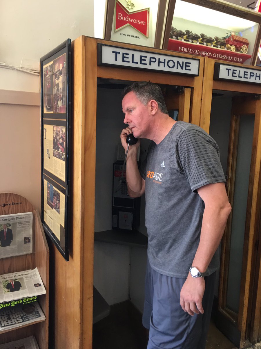 Love that <a href="/PhilippetheOG/">Philippe's (The OG)</a> still have pay phones. They also have the best potato salad anywhere! #believeit