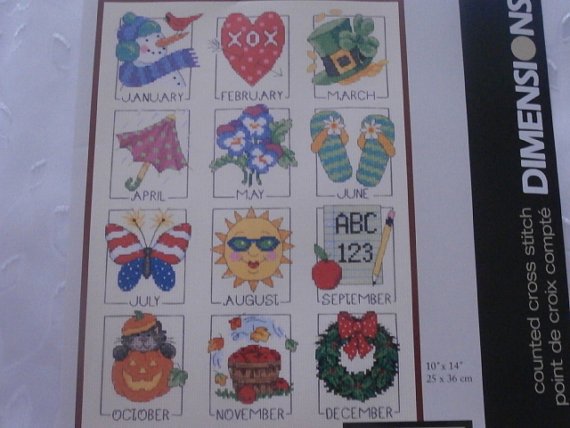 Girlstar68106K's tweet photo. Handmade, Unframed Cross Stitch-" A Year of Events", Holidays, St. Patrick's Day, Thanksgiving, #Chri... #craftshout https://t.co/0T5lharPKv https://t.co/TEv5bRXd2k