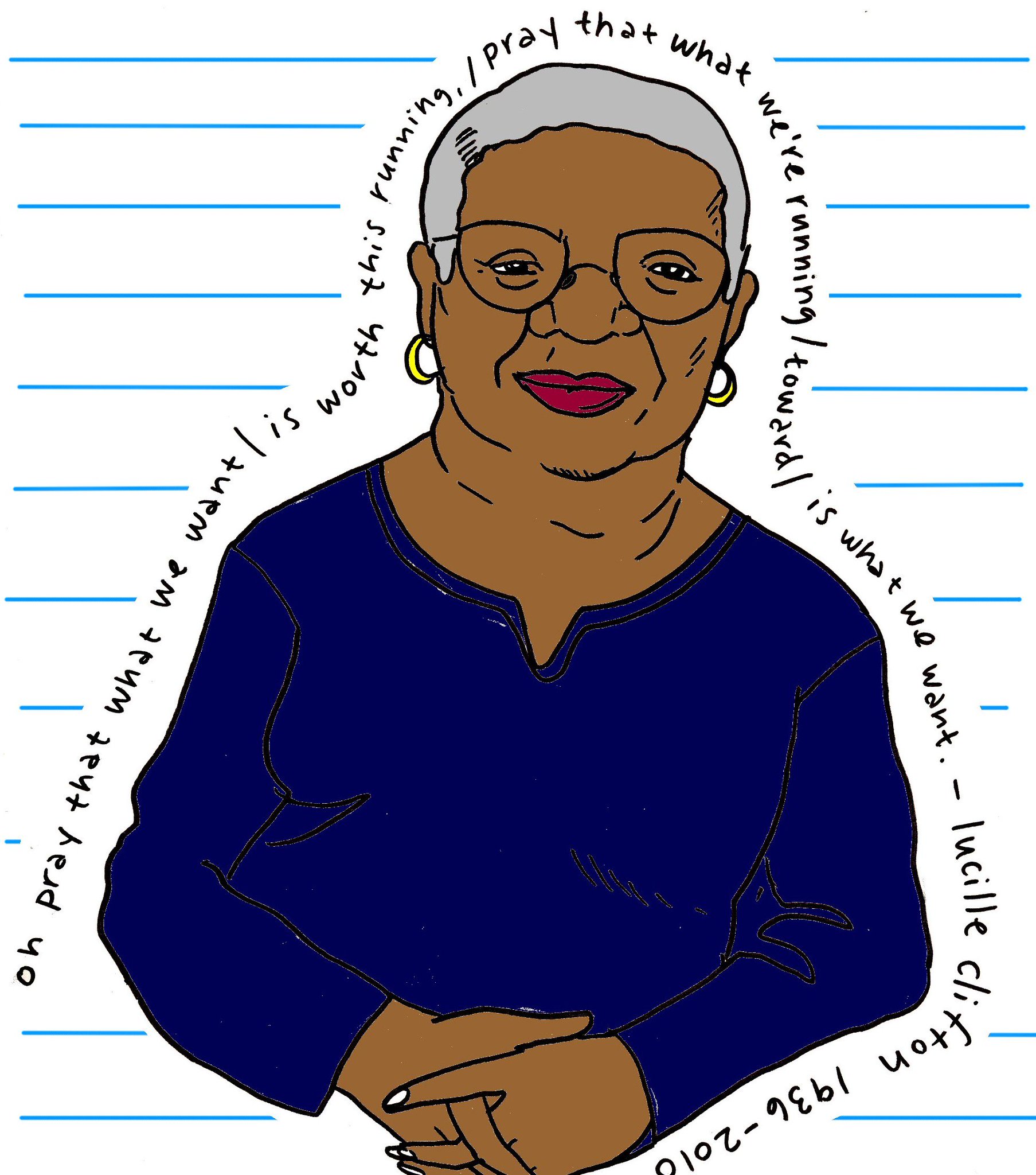 Happy Birthday to one of my favorite poets, Lucille Clifton! 