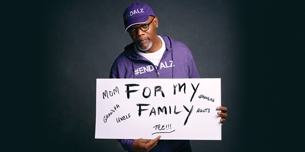 We all have a reason to #EndAlzheimers. Join @SamuelLJackson. RT to raise your voice and #GoPurple this June.