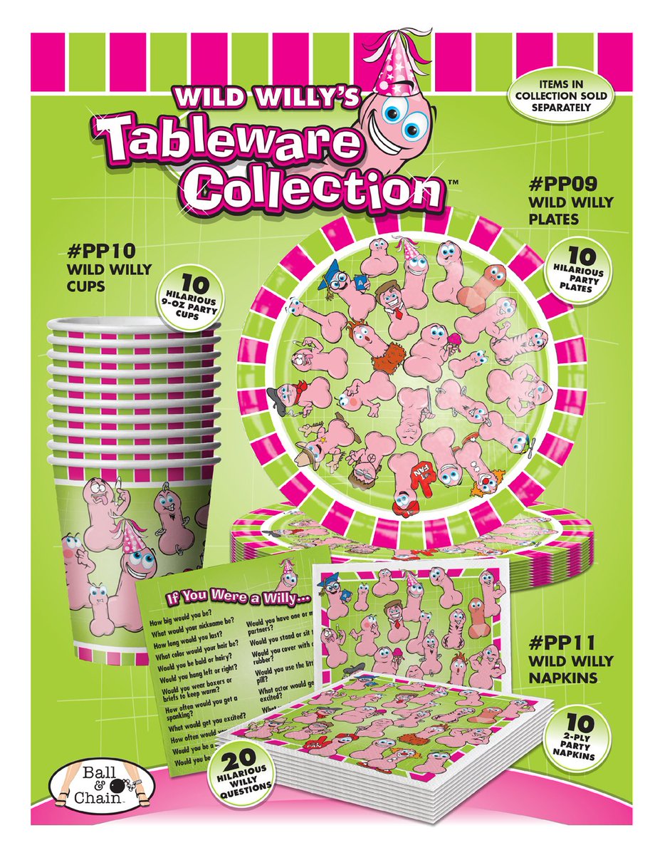 BallChain's tweet image. Ball &amp;amp; Chain's Willy Tableware Collection is back in stock! :)