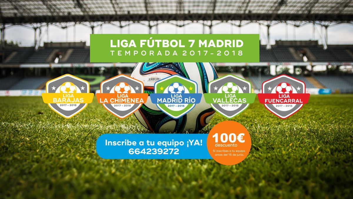 Recuerda que ya puedes inscribir a tu equipo en la nueva liga 2017 - 2018 Madrid Río y Vallecas buff.ly/2sYl9yJ