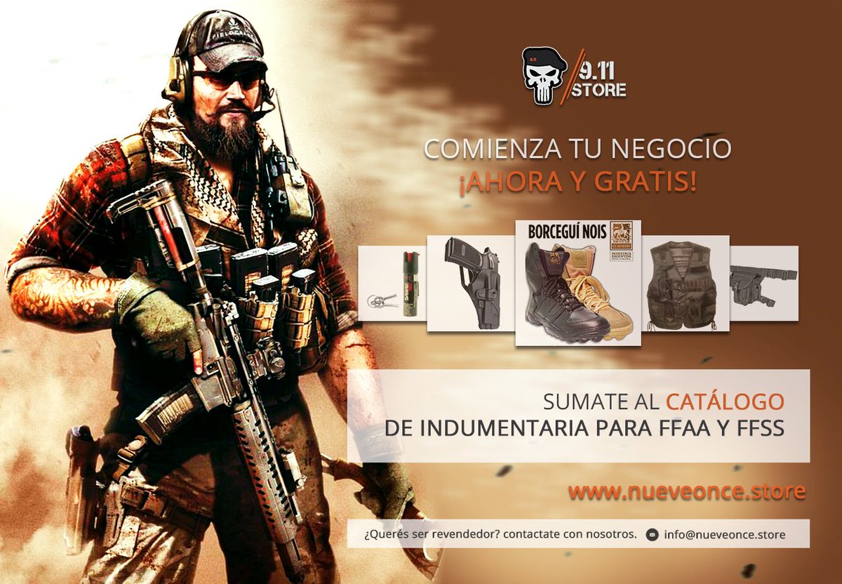 911Store's tweet photo. Comienza tu negocio AHORA y GRATIS! 

#Policia #FFAA # FFSS #catalogo #NueveOnceStore #Negocio #Oportunidad

https://t.co/9H0KcugHan https://t.co/eP9FTLT49P