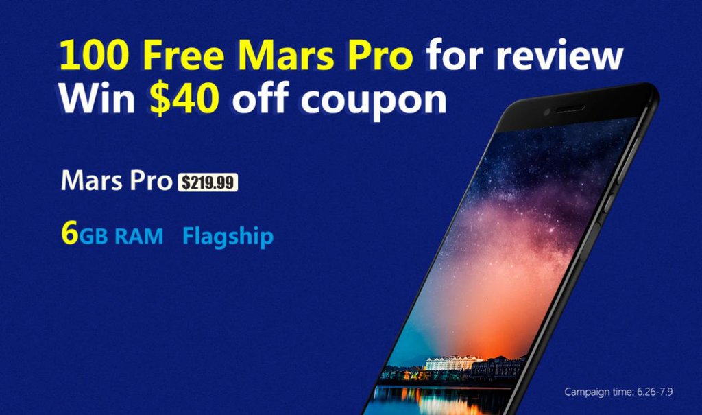 Gizchina's tweet photo. Seeking : 100 reviewers for the Vernee Mars Pro ! #VerneeMarsPro #reviewersneeded https://t.co/IAy7lWZRfO https://t.co/ZZf1ReeCp1