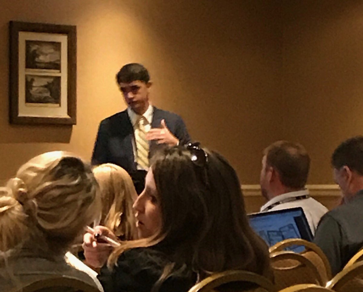 MikeCrumbSCSD's tweet photo. Cory Allen &amp; I were honored sharing Spencerport's transformation using technology @ Model Schools Conference in TN @SpencerportCSD https://t.co/k16MR2b8Ue