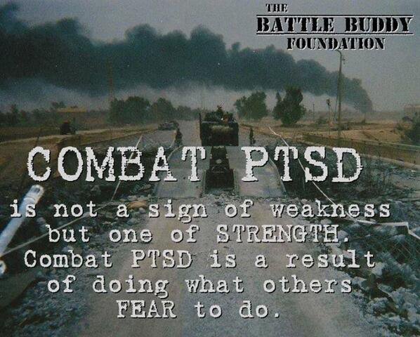 RNRFlorida's tweet photo. #PTSD is a Sign of Strength, 
For It Is The Result Of Doing What Others Fear To Do 
#NationalPTSDAwarenessDay 
#RedNationRising #SOT #SOV https://t.co/ruOEG3u95X