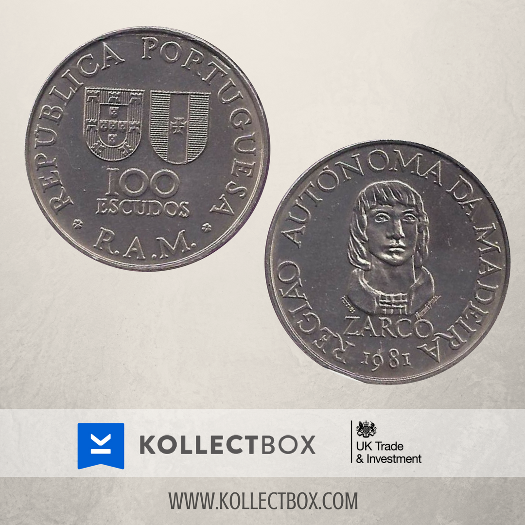 #Portugal 100 #Escudos 1981 Madeira - Zarco
Visit 👉 kollectbox.com 👈 
#kollectbox #numismatic #coins #oldcoins #sellcoins #buycoins
