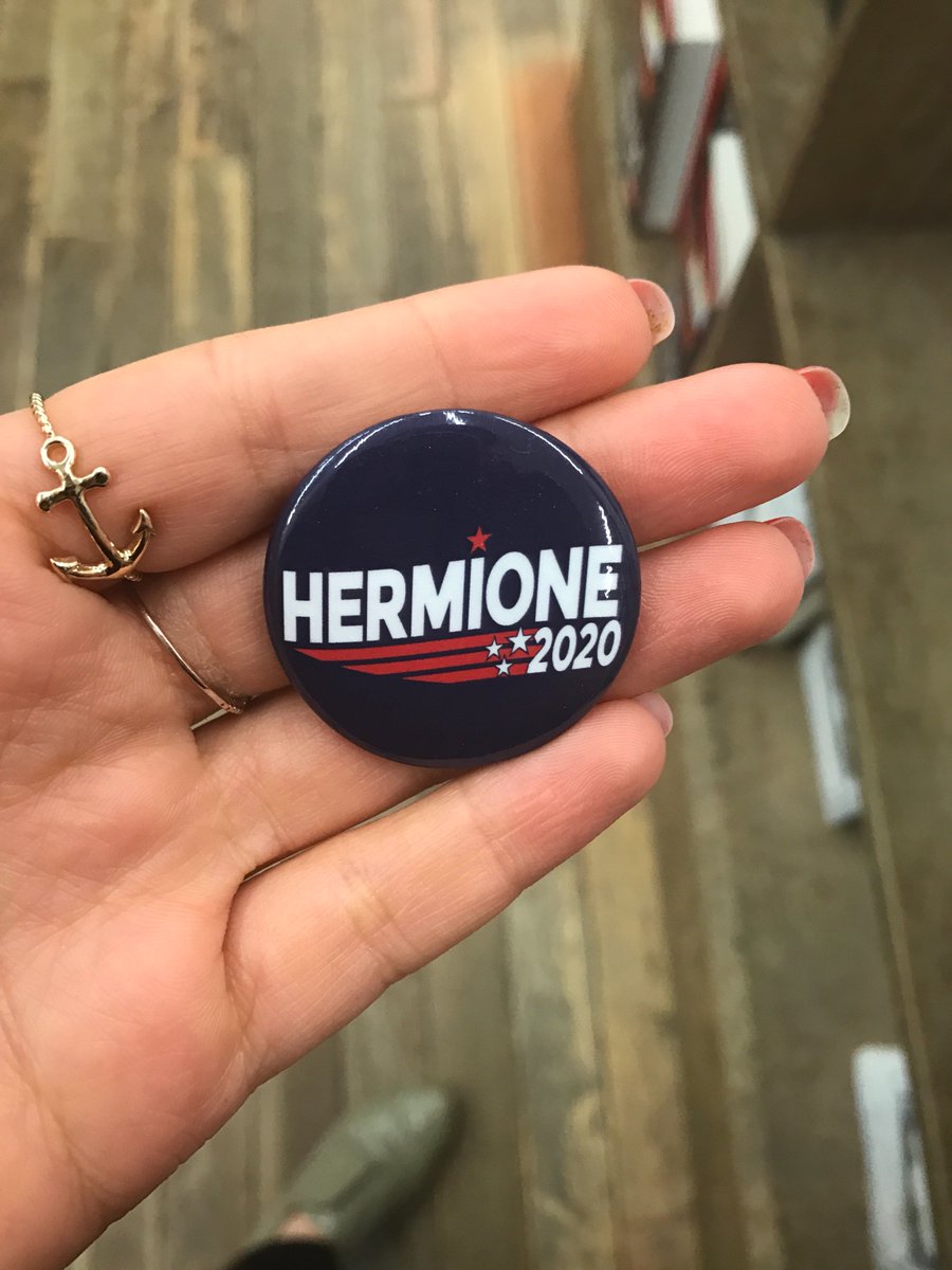 ztown90's tweet photo. In honor of Harry Potter's 20 year anniversary. #ImWithHer-mione. https://t.co/2EzksQFQCn
