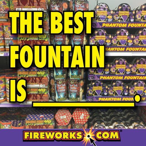 Fireworks's tweet image. Tweet at us your favorite fountain that we have! #PhantomorNowhere