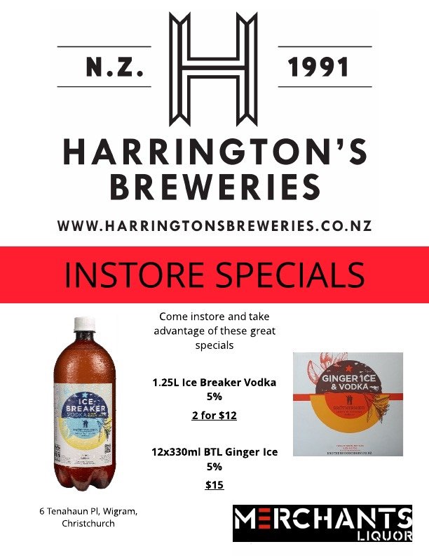 Come visit us instore and pick up a great special to keep you warm on the cold evenings, available at 6 Tenahaun Pl, Wigram, CHCH