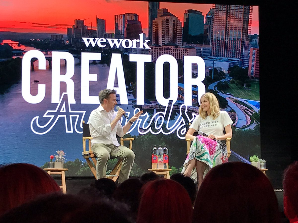 Tyson Cole of @UchiAustin studied physics and art before becoming a chef. His brand is now made up of 7 restaurants. #WeWork #CreatorAwards