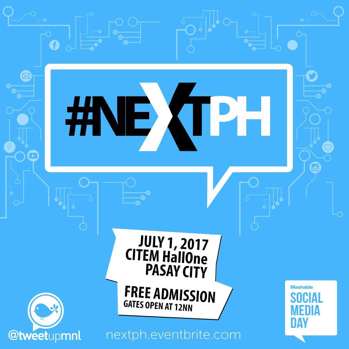 IAmAPFI's tweet photo. APFI invades #NextPH Philippine's grandest Social Media Day gathering this coming July 1! Sign Up for FREE at https://t.co/nFSHjtrxgZ https://t.co/KCABJeQLPE