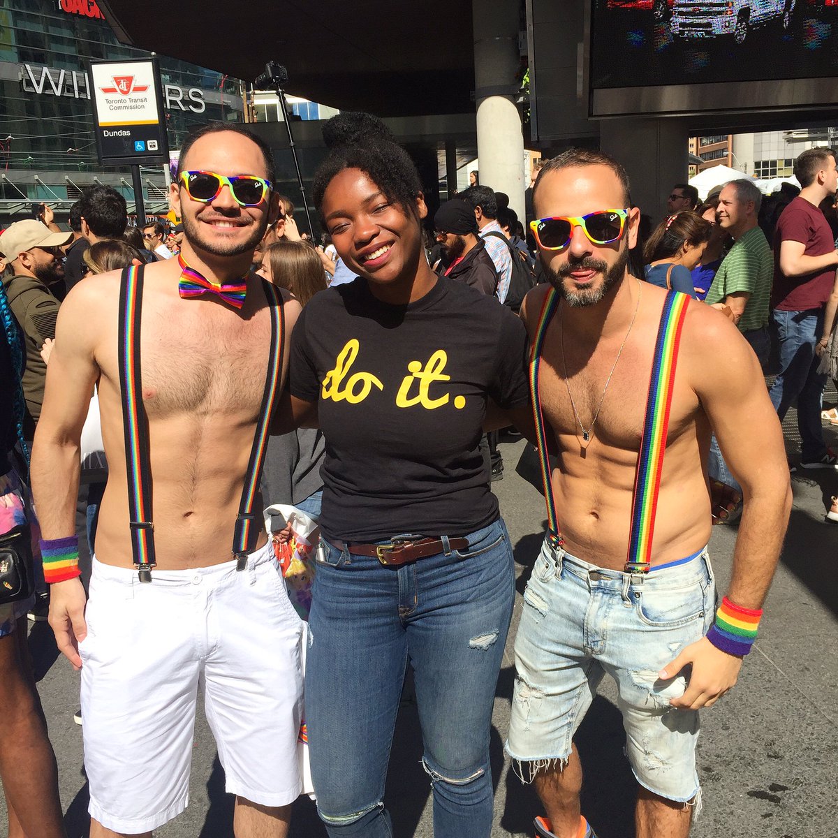 doitcanada's tweet image. Meet our Marketing Dir. at Pride Toronto 🌈😎 #PrideTO #PrideMonth #loveislove