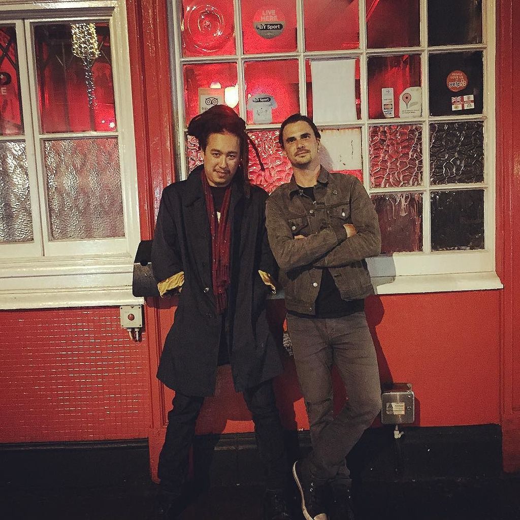 Had to come all the way to London to find my best friends from California. Camden nights with #stevewyreman of @leebobthetruth