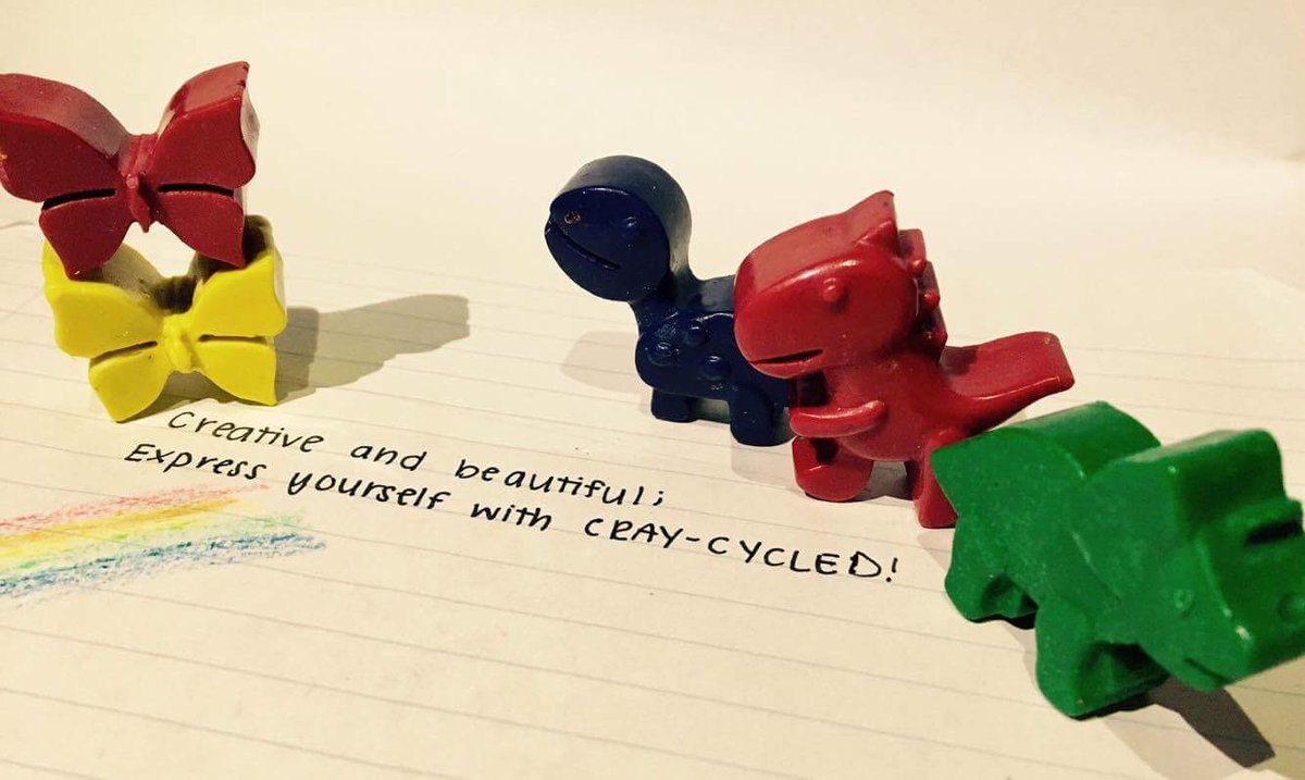 Thanks to <a href="/ARMacBusiness/">MacNeill Business Ed</a> for organizing @Cray_Cycled, up-cycling old crayons with virtually zero waste. Congratulations on your success!