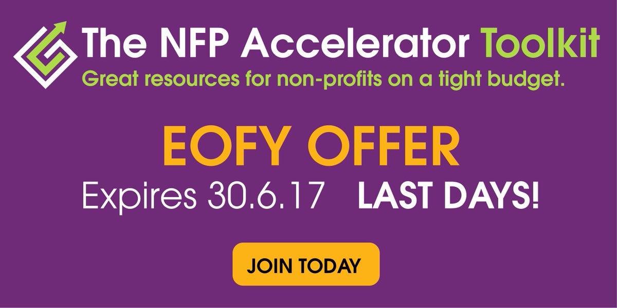 Connecting Up (@connectingup) on Twitter photo EOFY Offer: The NFP Accelerator Toolkit — Practical, marketing resources for NFPs on a tight budget <a href="/FranConnelley/">Fran Connelley</a> bit.ly/2tmtcrY EOFY Offer: The NFP Accelerator Toolkit — Practical, marketing resources for NFPs on a tight budget <a href="/FranConnelley/">Fran Connelley</a> bit.ly/2tmtcrY