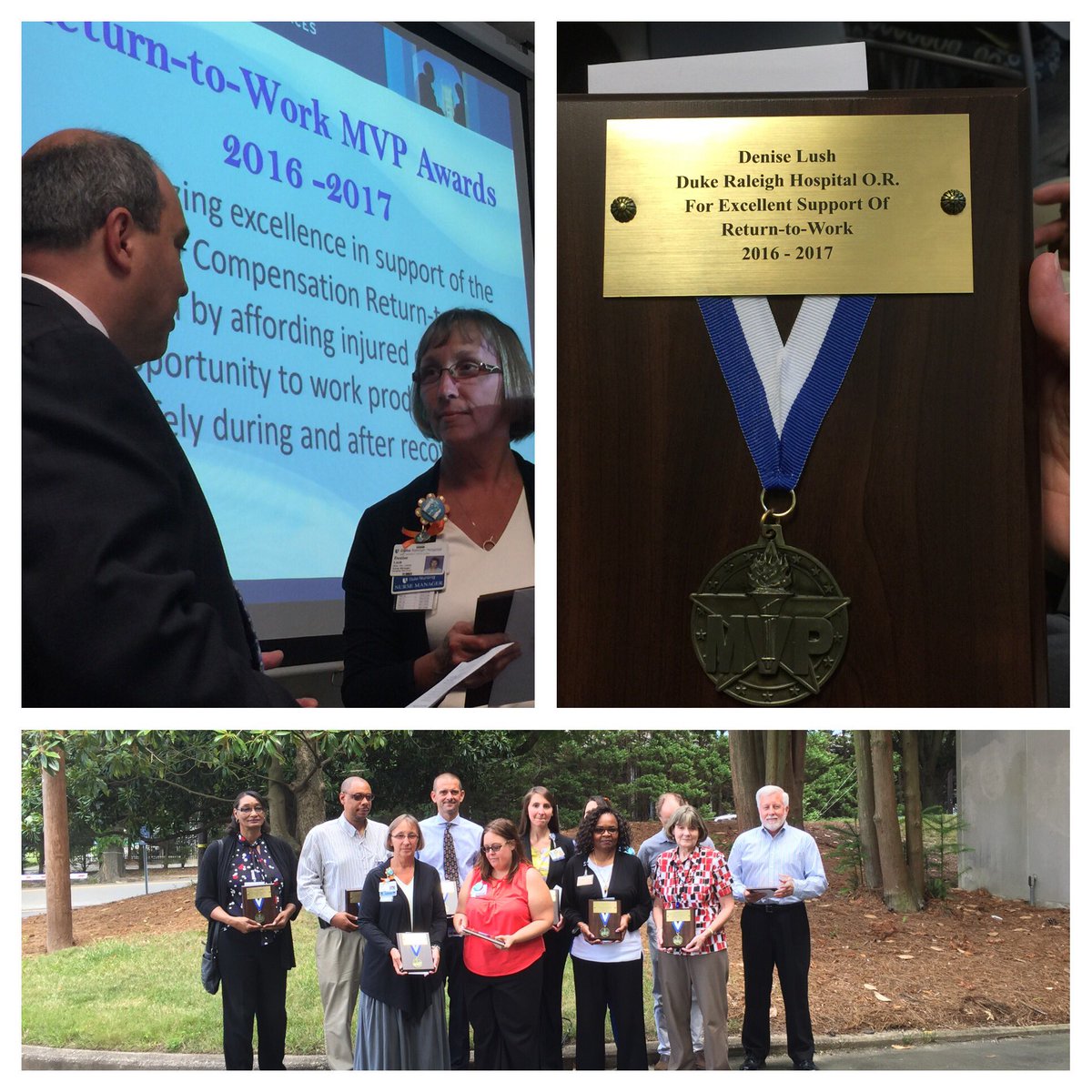 Priscilla Ramseur (@pramseurrn) on Twitter photo Congratulations to the Denise Lush and all of "Duke MVPs of Return to Work". @dukeraleigh <a href="/DukeNursingJobs/">Duke Nursing Careers</a> Congratulations to the Denise Lush and all of "Duke MVPs of Return to Work". @dukeraleigh <a href="/DukeNursingJobs/">Duke Nursing Careers</a>