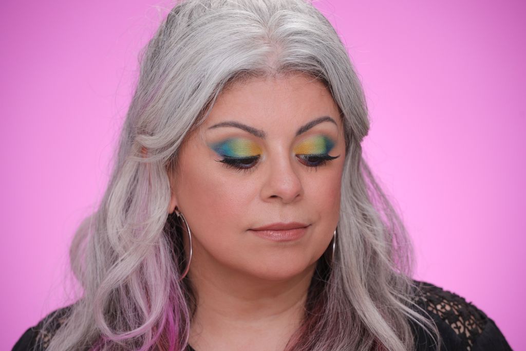 IPSY's tweet photo. @maryamremias, can you please turn our eyeballs into pretty pride flags too? K thx. Learn how she got this #ipsyvolumeup look here. https://t.co/SprdJQsdGf