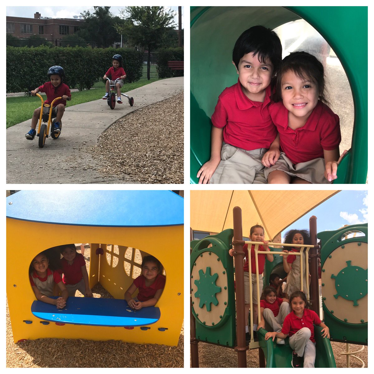 inroom110's tweet photo. We enjoyed our last day of recess on our #earlychildhood playground....we look forward to 1st grade when we play on the #msoctx field! https://t.co/FuO7fxMVyo