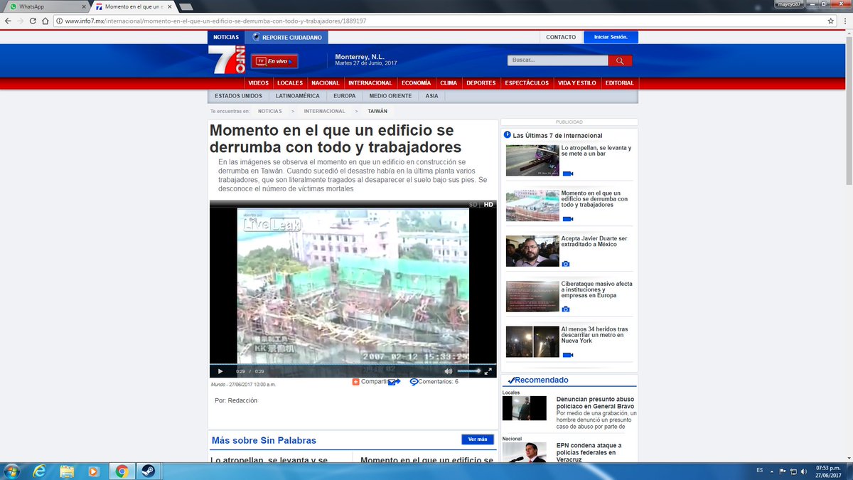 mayeyo87's tweet photo. @info7mty El video es de hace diez años!!! #AhiLesEncargo https://t.co/qeetA4jFEC