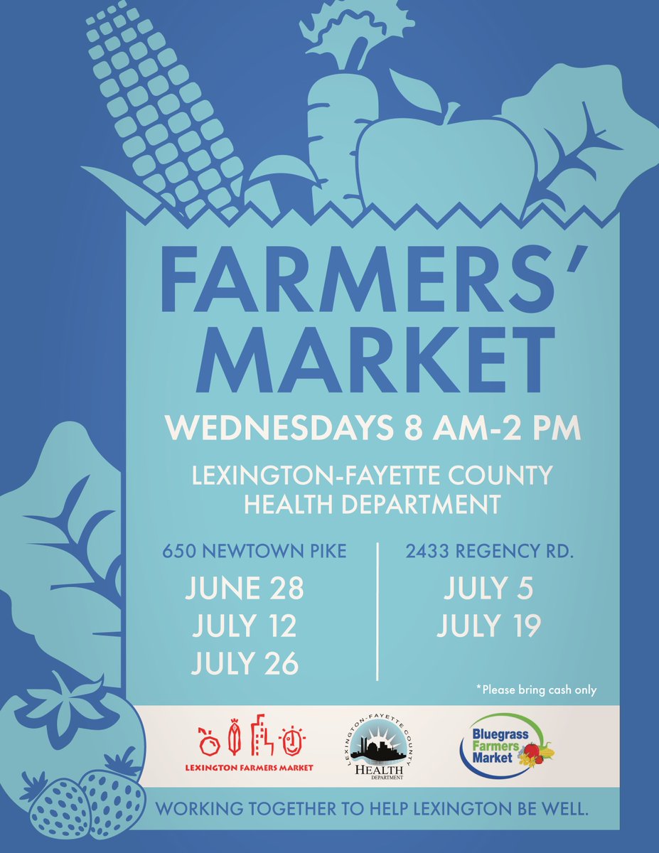 LFCHD's tweet image. Get fresh fruits &amp;amp; vegetables at our #farmersmarket 8am-2pm Wednesday: facebook.com/events/2205097…! #locallex #healthyliving #nutrition