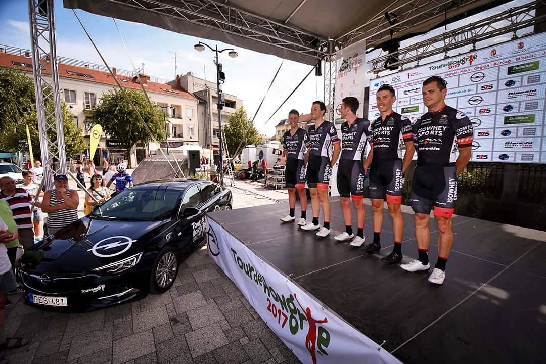 Great start in #TourdeHongrie for @IsoWheySwissWel with big man @scottysundo taking out the kilo! Going to be a fun week! #iwseu