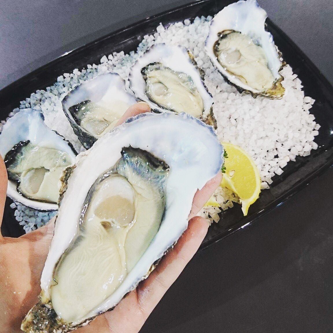 I can tell you now these will not last long! Extra large and jumbos in our retail shop NOW! Pacific oysters love this cold temperature....