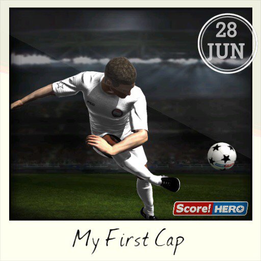 saeffras's tweet image. My First Cap #scorehero itunes.apple.com/gb/app/Score!-…