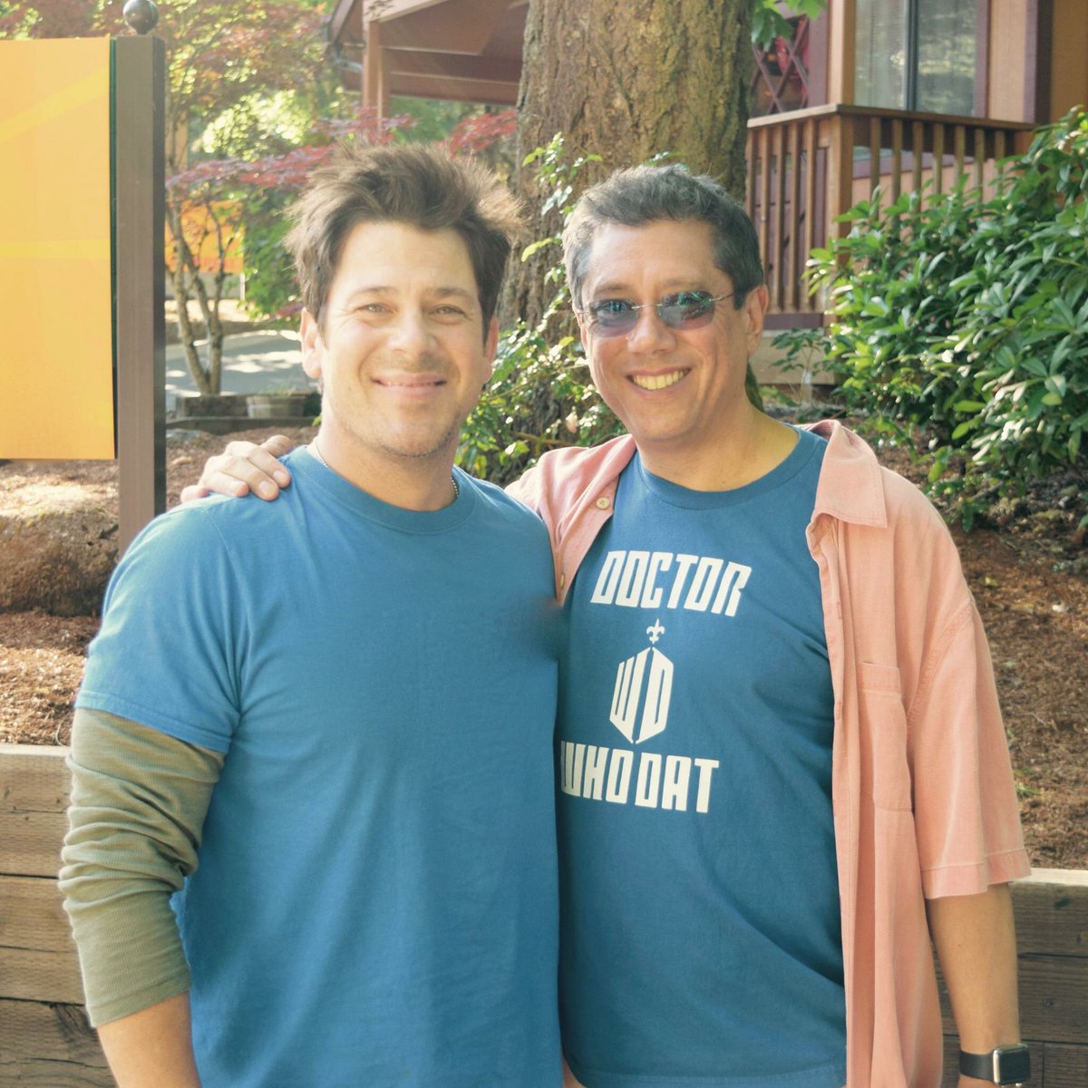 Dean_Devlin's tweet photo. Here's a picture of the birthday boy from the set of #TheLibrarians. Please join me in wishing @christiankane1 an extraordinary Birthday! https://t.co/pr9KcLP5rx