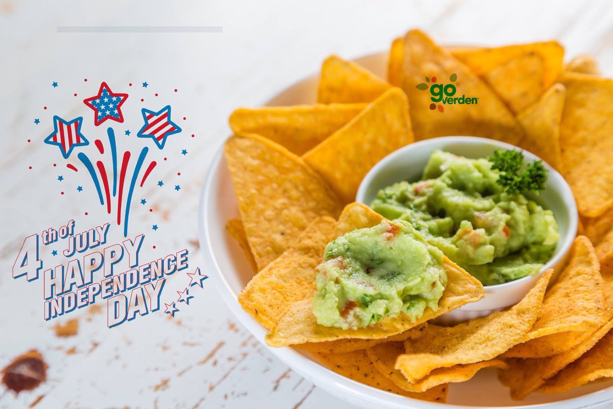 goverden_'s tweet photo. ¡We love celebrate with you!
¡Happy Independence Day!

#Goverden #GoForNatural  #MakeGuacamole
#GuacTheWorld #4thOfJuly #Celebration #fresh https://t.co/wc0U2gpKnp