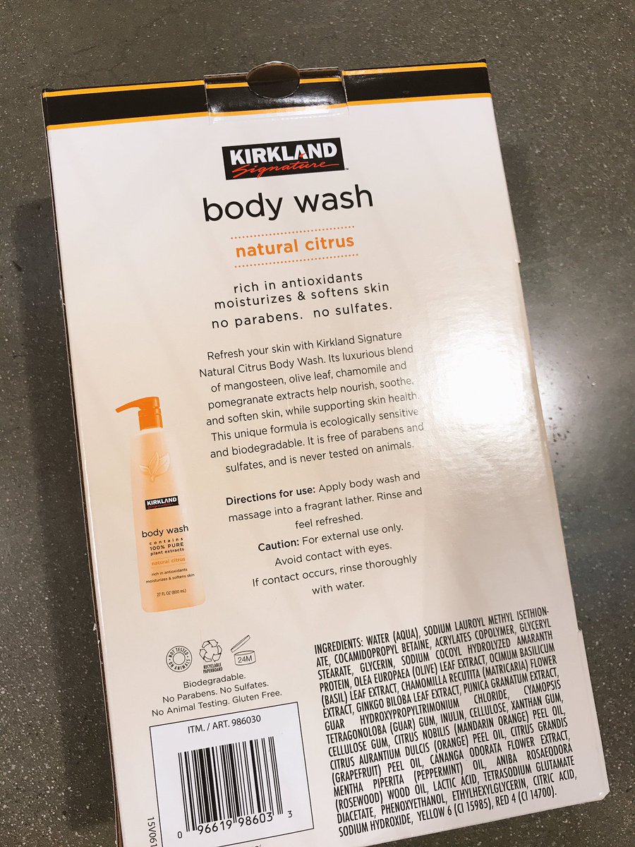 Second time buying this two pack by @Costco ! #noparabens #nosulfates #biodegradable #noanimaltesting 👍🏽