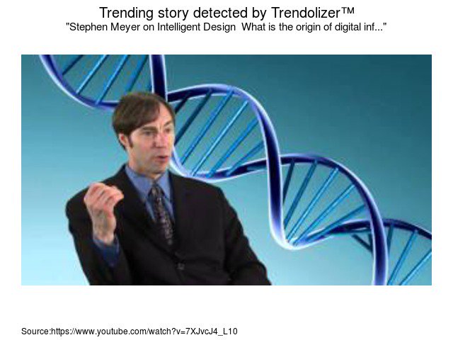 Creationizer's tweet image. #StephenMeyer on Intelligent Design  What is the origin of digital information found in... creationism.trendolizer.com/2017/06/stephe…