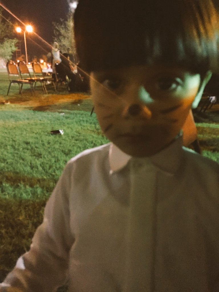 بعض الرسومات على وجوه الأطفال 💖