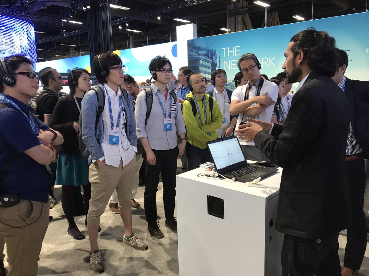 adcaine's tweet photo. Great tour of #SDA with people from Japan! @CiscoEnterprise #CLUS17 https://t.co/sO6WPZwTN8