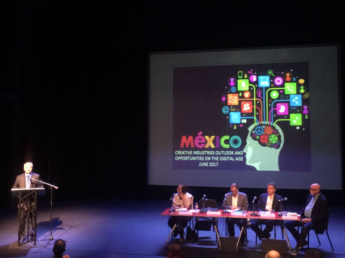 peraljap's tweet photo. El talento creativo, fortaleza intrínseca de México. @ProMexico #CreativeEconomicForum. https://t.co/fNsuSORGOE
