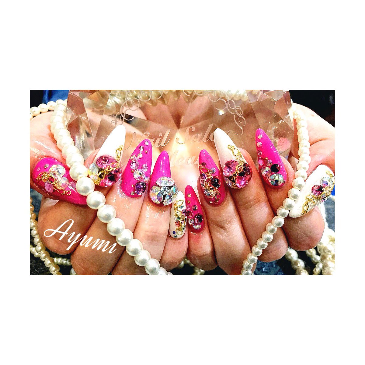 Nailsalon Clear Twitter પર ピンク ホワイトキラキラネイル 可愛い Nailsalonclear ネイル ネイルデザイン ネイルアート ジェルネイル ネイルサロン ジェルアート ネイルアート スカルプ デザスカ ゴテゴテネイル 派手ネイル 夏ネイル ピンク